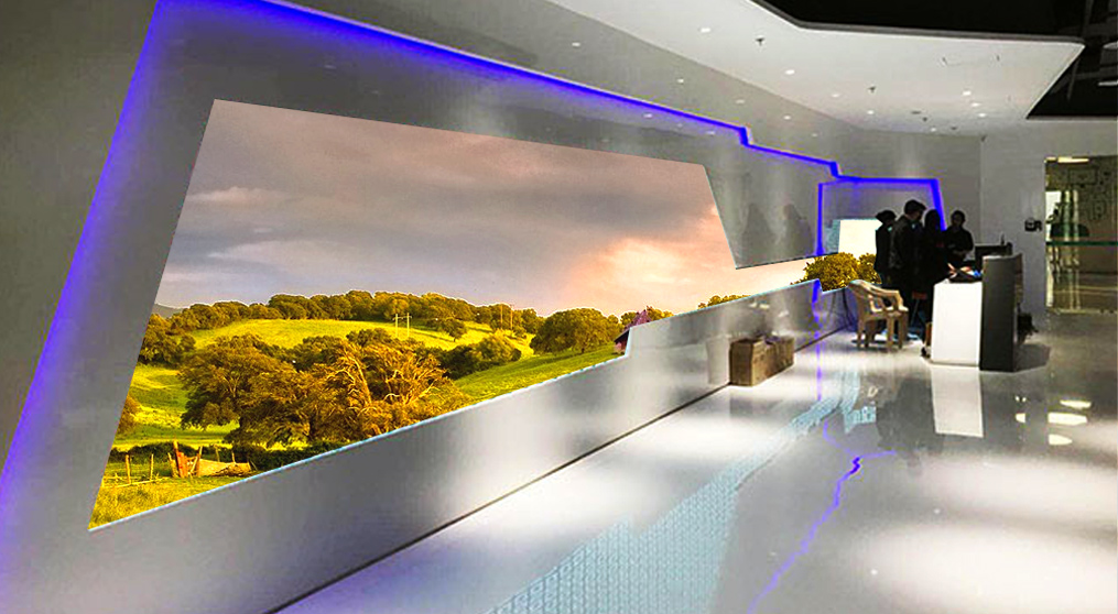 海洋之神LED异形屏走进OPPO印度总部