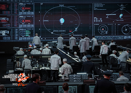 海洋之神LED显示屏在电影《流浪地球2》中大放异彩