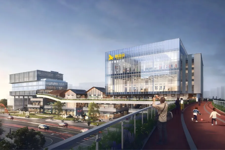 再添新地标！海洋之神LED屏点亮泰安荟品仓城市奥莱广场